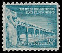 U.S. #1031A MNH; 1 1/4c Palace of Governors (1960) (5)