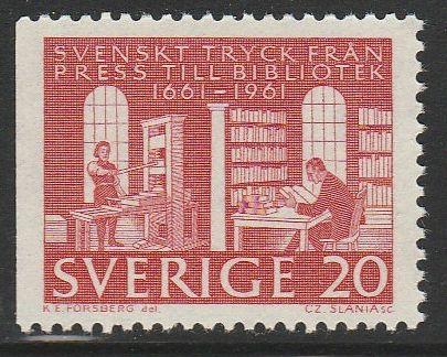 Sweden #602 F-VF Mint NH ** Library