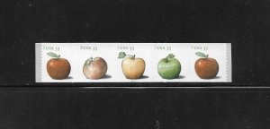 US Stamps: #4731-34; 33c 2013 Apples Coil Issue; PNC5 #S11111; MNH