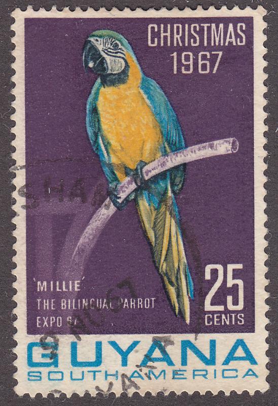 Guyana 33a Hinged 1967 Macaw Parrot