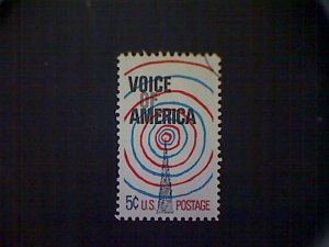 Stamps, United States, Scott #1329, used(o), 1967, Voice of America, 5¢