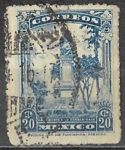 Mexico 1923 - 1934 Used Stamp Scott #656 Monument Of Josefa Ortiz de Dominguez