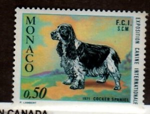 MONACO Sc 810 NH issue of 1971 - DOGS