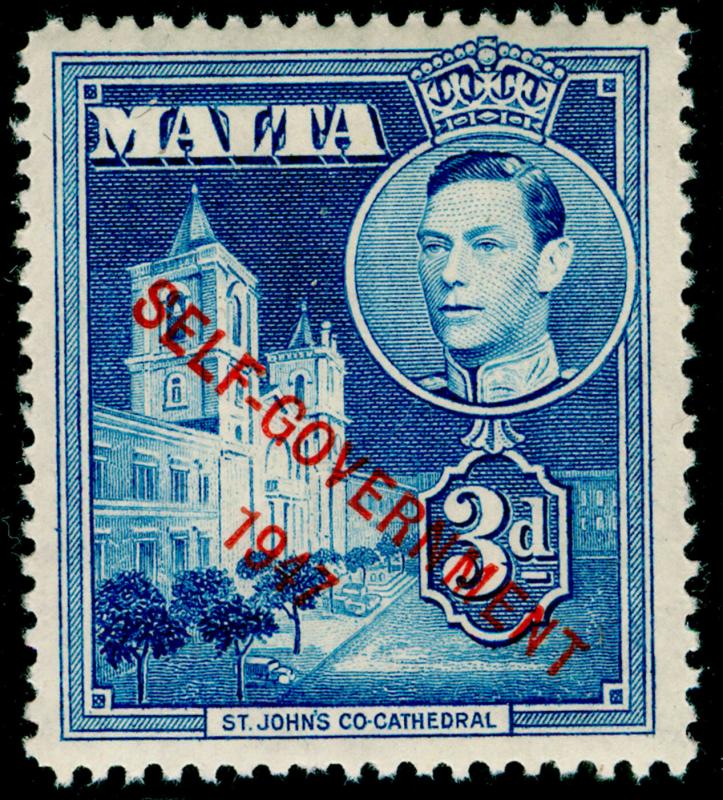 MALTA SG240, 3d blue, M MINT. 