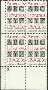 # 2015 MINT NEVER HINGED AMERICA'S LIBRARIES