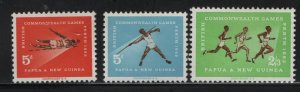 PAPUA NEW GUINEA,171-173  MINT HINGED SET