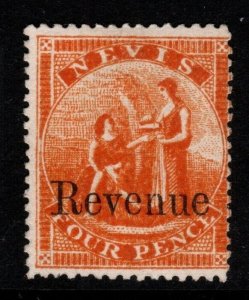 NEVIS SGF3 1882 4d ORANGE UNUSED