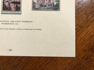 RARE F-1966A 6th International Philatelic Exhibition Forerunner Souvenir Card