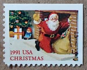 United States #2584 (29c) Santa at Fireplace MNH (1991)