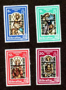 Gibraltar # 334-337 Mint Christmas!