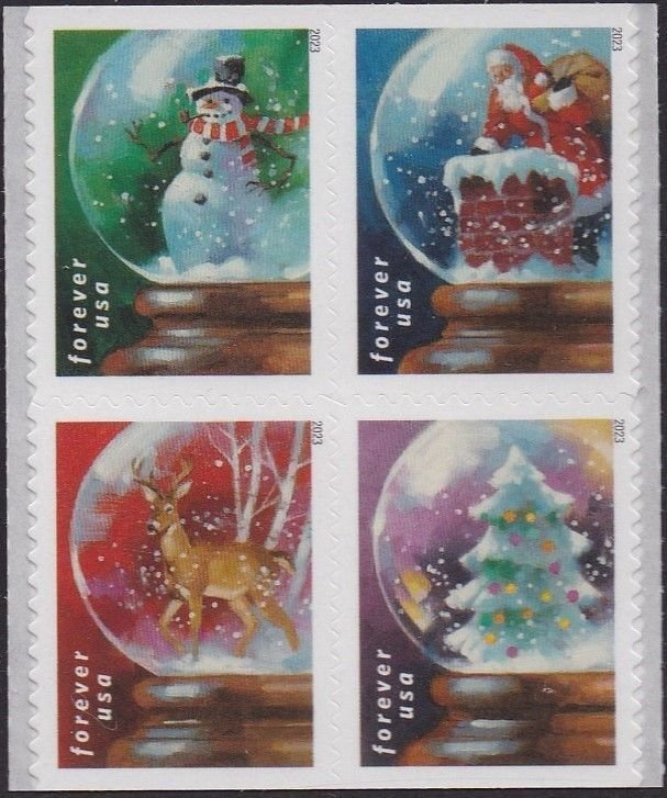 5819a Christmas Snow Globe MNH