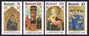 Malawi 454-457,MNH.Mi 437-440.Christmas 1984.Virgin & Child.Duccio,Raphael,Lippi