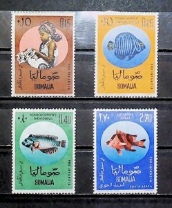 1962 Somalia Child Welfare Tropical Fish P. CHILDHOOD MNH** Full Set A23P52F14311-