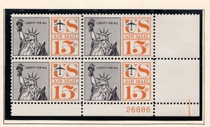 United States Plate Block      C63        MNH OG