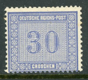 Germany 1872 Empire 3 Groschen Scott #13 Blue Mint B173