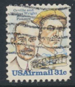 USA  SC#  C91 Airmail Used 1978 Wilbur & Orville Wright  see scan