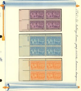 U.S. #MINT PL# BLOCK SET/MIXED CONDITION 