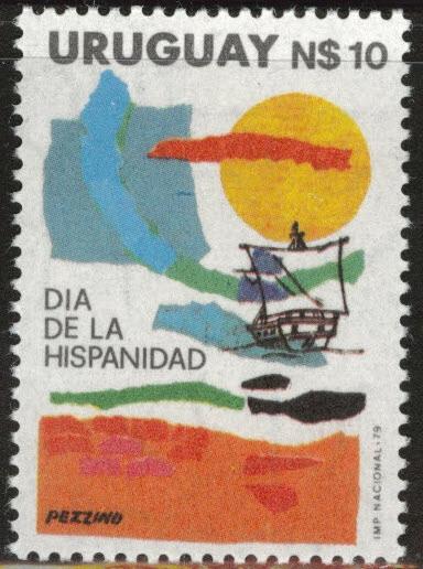 Uruguay Scott 1053 MNH** 1979 10 Peso stamp