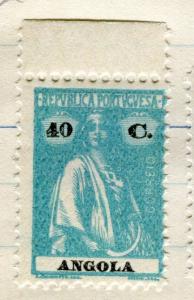 PORTUGUESE ANGOLA;  1914-20s early Ceres issue fine Mint hinged 40c. value