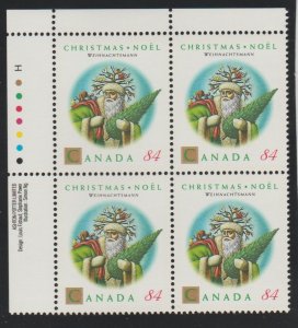 Canada 1454 Christmas 1992 - MNH - Plate block  UL