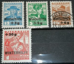Austria 1935 winter charity set MH