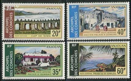 Comoros 1972, Anjouan 4v, MNH