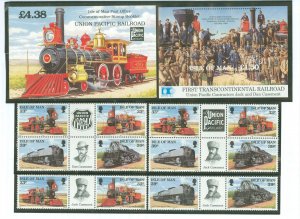 Isle of Man #515a/517a/518/517b Mint (NH) Single (Complete Set)