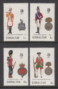 Gibraltar 299-302 MNH VF