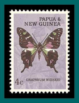 Papua New Guinea 1966 Butterflies, 4c mint  211,SG84