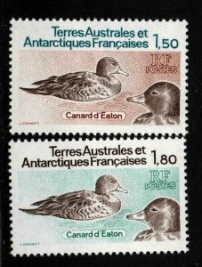 FSAT TAAF Scott 101-102 MNH**  Duck Stamp set