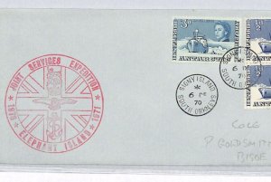 BRITISH ANTARCTIC TERRITORY Cover *Elephant Island* FORCES EXPEDITION 1970 ZK22
