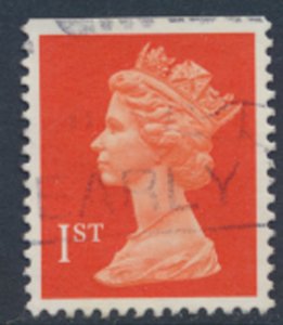 GB Machin 1st  SG 1516 SC#  MH188 FU  Top imperf see scan details  