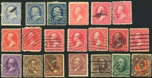 US #246-258 #260 Postage Stamp Collection 1894 Used MLH