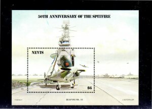 NEVIS #464  1986  SPITFIRE  MINT  VF NH  O.G  S/S