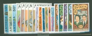 Antigua #444/463 Unused