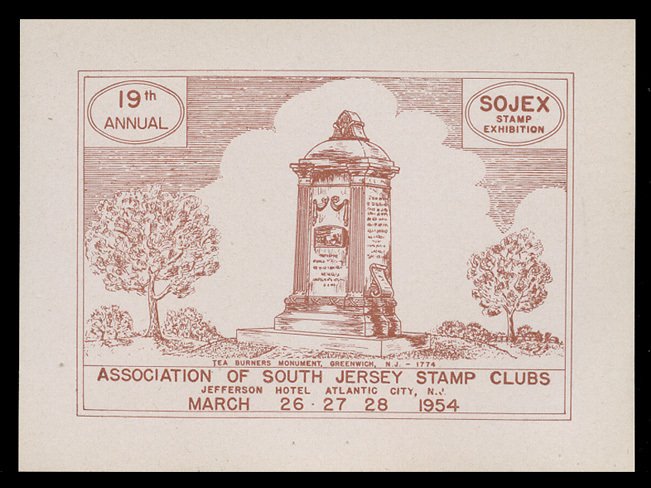 SOJEX 1954 (19th) Stamp Show - MINT, Never Hinged, F-VF or Better