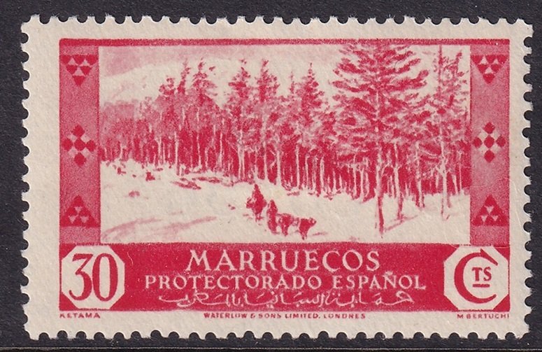 Spanish Morocco 1935 Sc 159 MH*