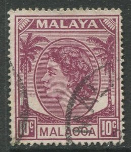 STAMP STATION PERTH Malacca #35 QEII Definitive Used 1954-55