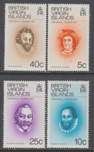British Virgin Islands 270-273 MNH VF