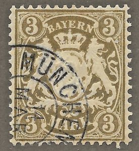 Germany - Bavaria (1900) - Scott # 56,   Used