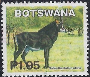 Botswana 750 Used 2002 issue (102)(ad4142)