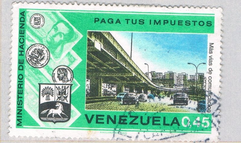 Venezuela Highway bridge green 45c (AP135114)