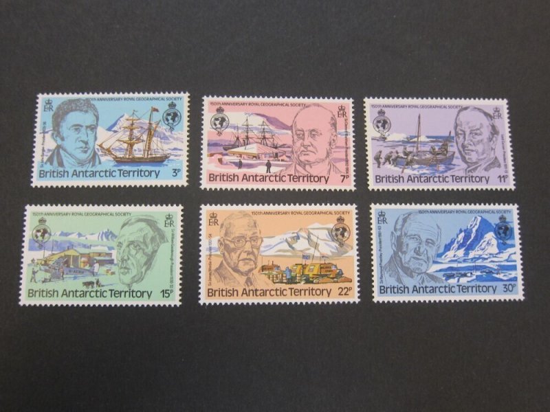 British Antarctic 1980 Sc 76-81 set MNH