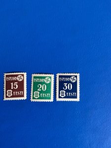 Stamps Estonia Scott# N3-5 never hinged