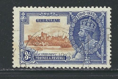 Gibraltar 101 Used 1935 Issue