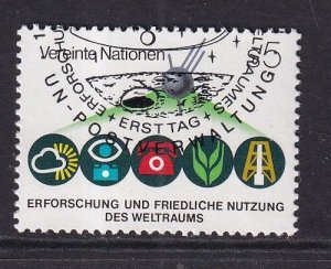 United Nations  Vienna  #27 cancelled 1982  outer space