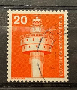 (234) BERLIN 1975-82 : Yv# 460 OLD WESER LIGHTHOUSE - VFU