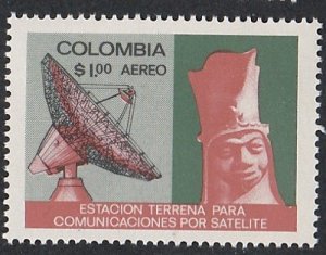Colombia # C526, Satellite Earth Station, Mint NH