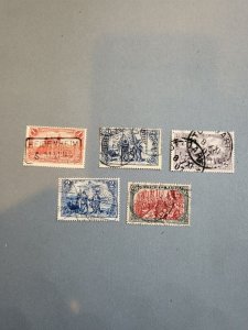 Stamps Germany Scott #75-9 used