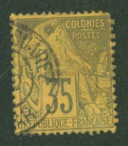 French Colonies (General Issues) #56 Used Single